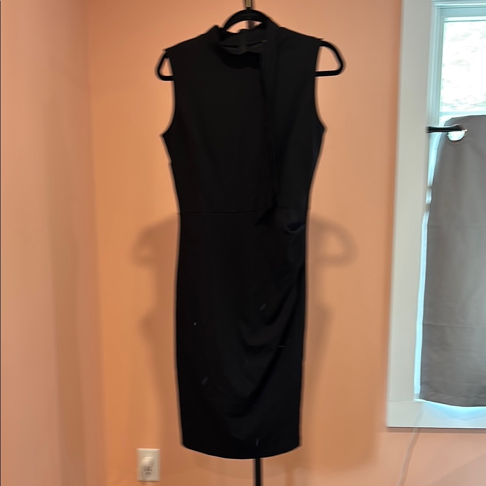 Miusol Black Midi Dress